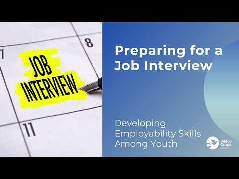 გასაუბრებისთვის მომზადება / Preparing for a Job Interview